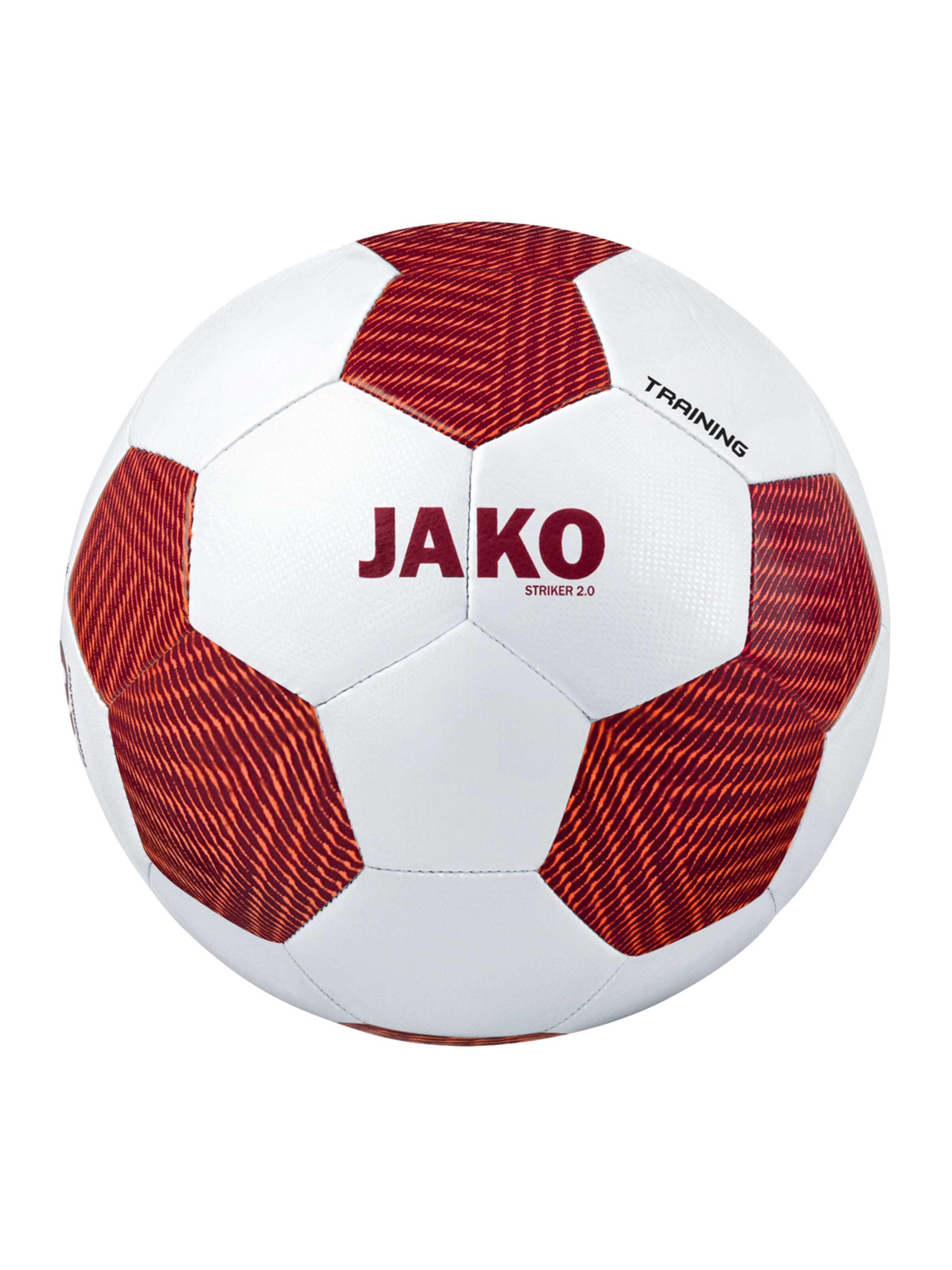 JAKO Ball 'Striker 2.0' in Rot: Vorderseite