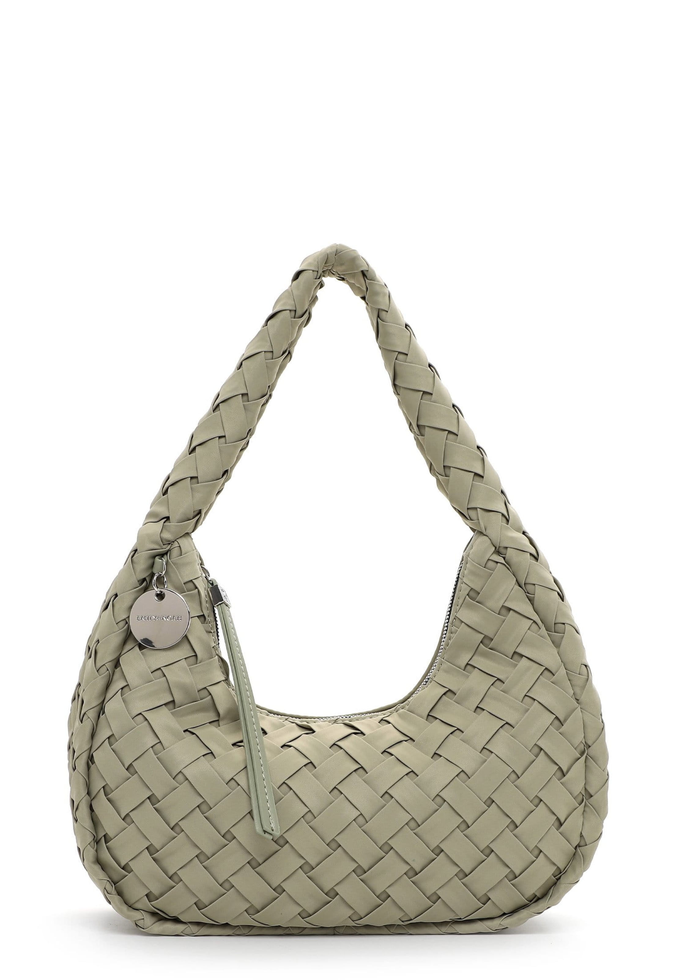 Geantă de umăr 'Erna' de la Emily & Noah pe verde: față