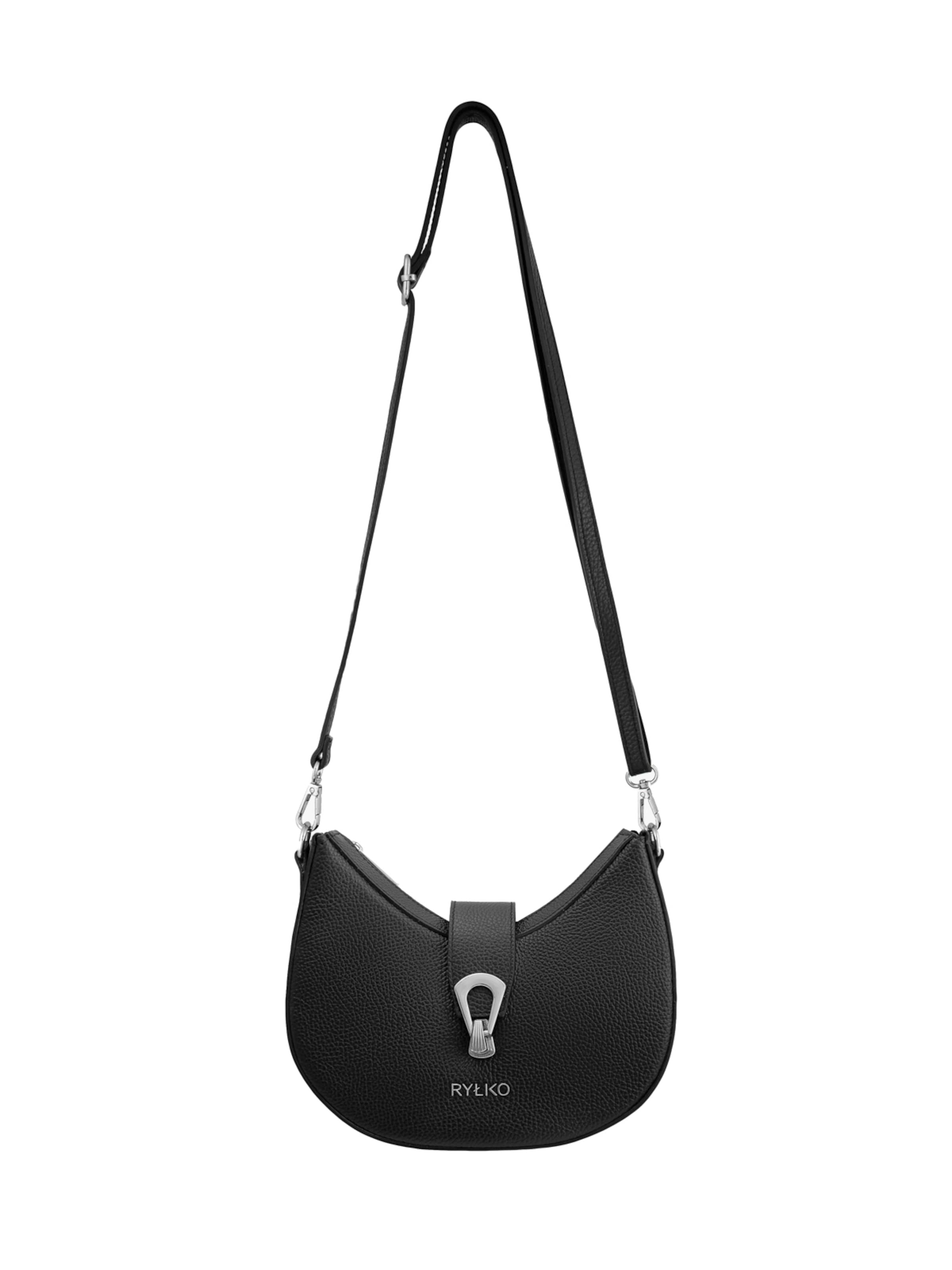 RYŁKO Umhängetasche in Schwarz: Vorderseite