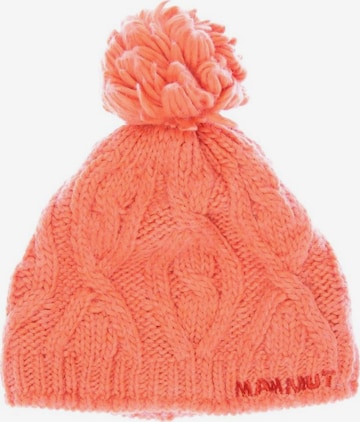 MAMMUT Hat & Cap in One size in Orange: front