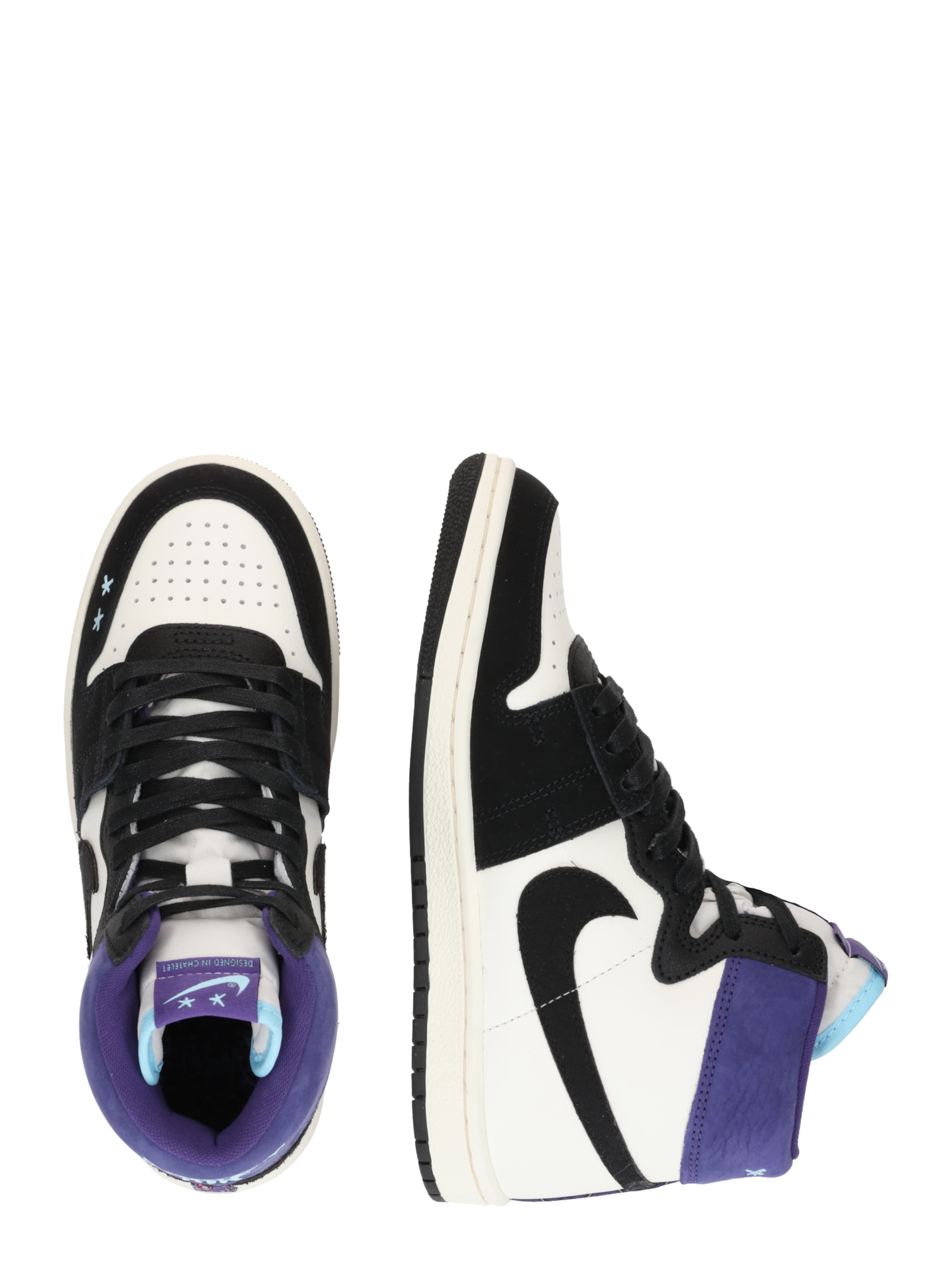 balta Jordan Sportbačiai su auliuku 'Air Ship': šonas