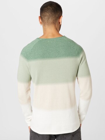 JACK & JONES Klasický střih Svetr 'Hill' – zelená