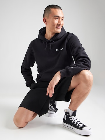 Sweat-shirt Champion Authentic Athletic Apparel en noir : devant