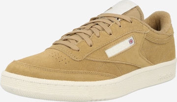 Reebok Σνίκερ χαμηλό 'CLUB C 85' σε καφέ: μπροστά