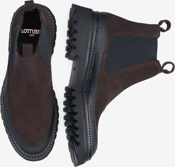 LOTTUSSE Chelsea Boots 'Covent' in Braun