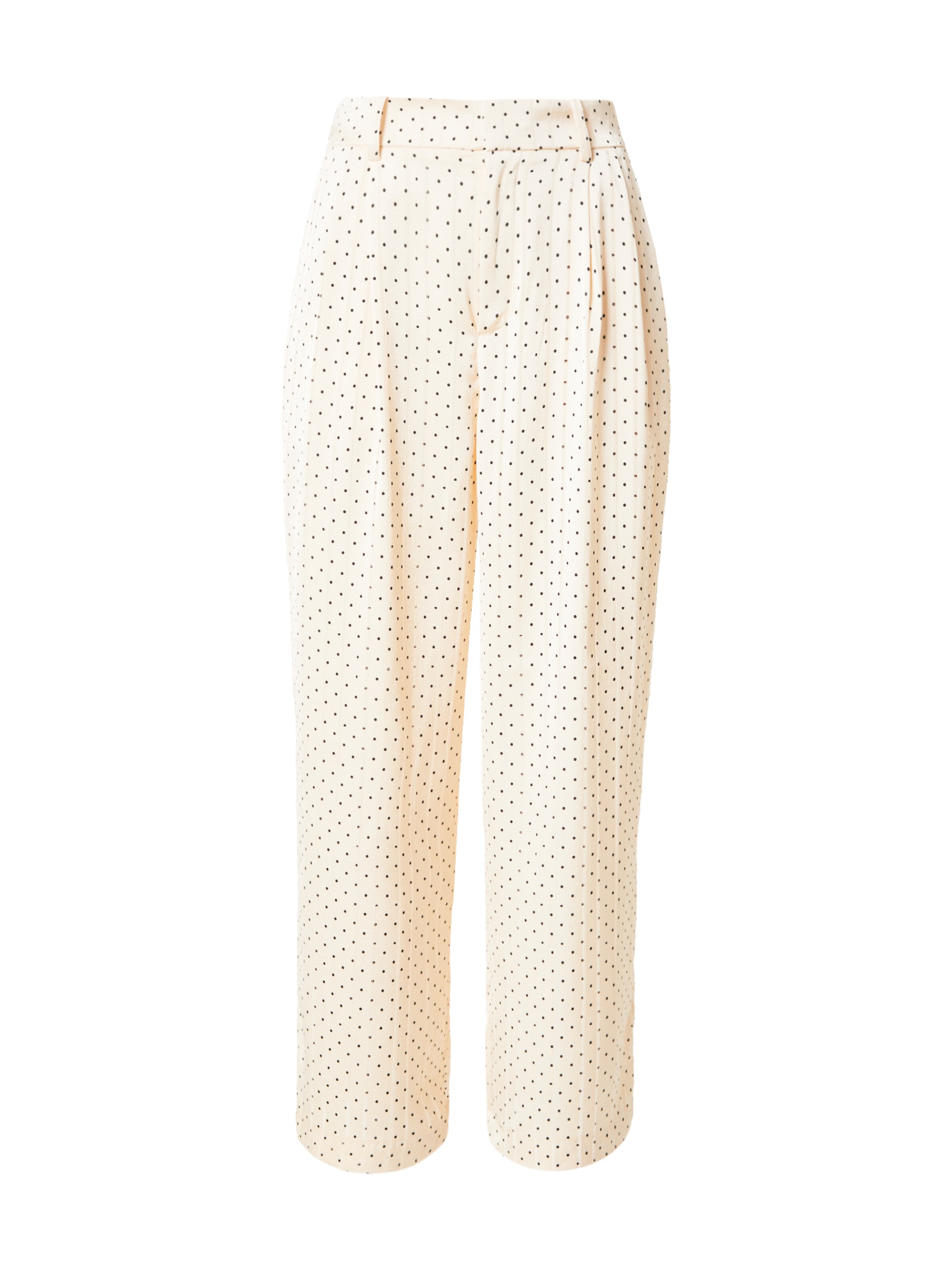 Pantaloni con pieghe 'Amelia' di Lindex in beige: frontale