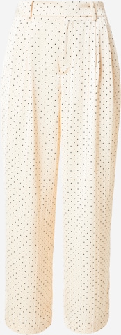 Pantaloni con pieghe 'Amelia' di Lindex in beige: frontale