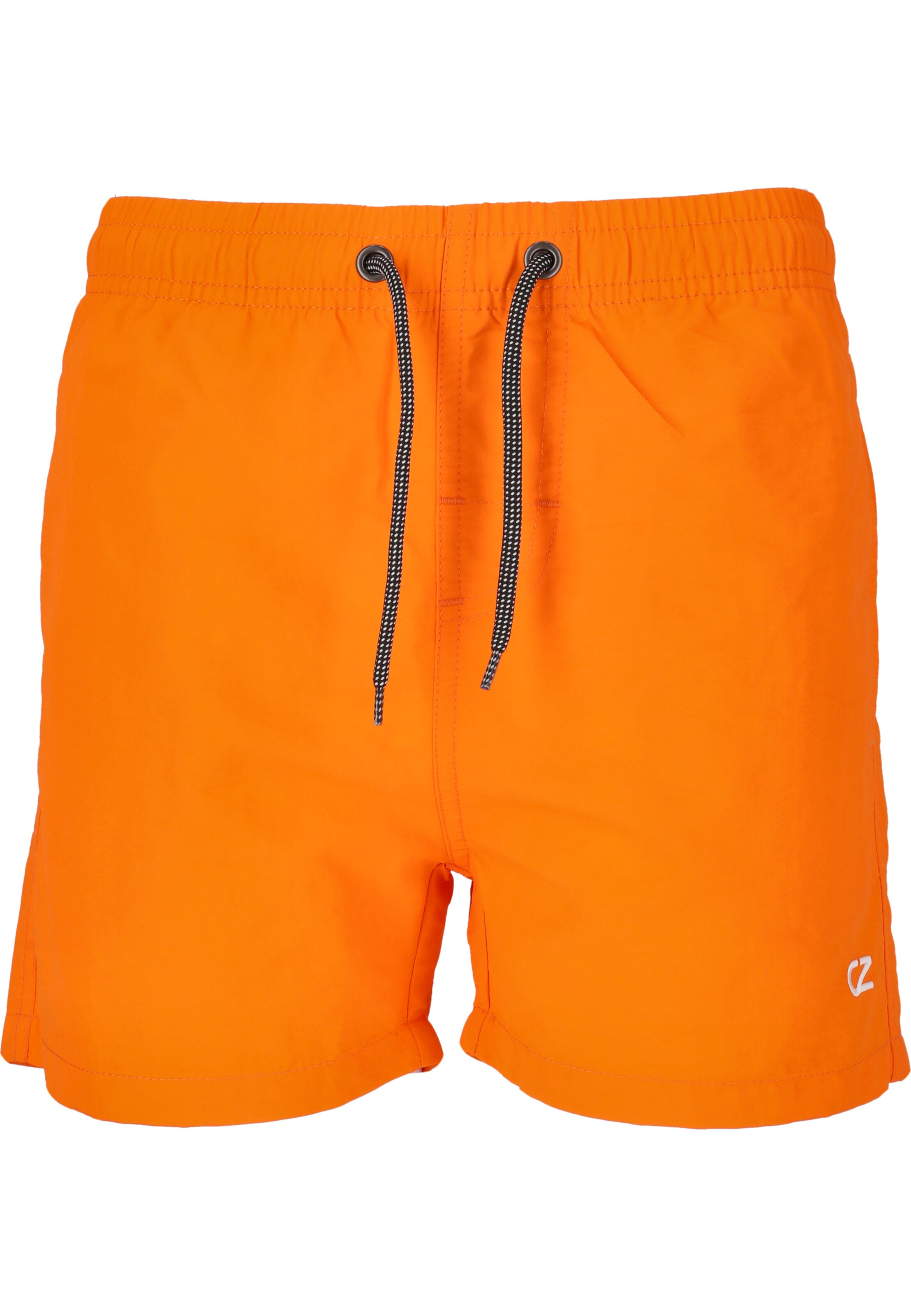 Cruz Board Shorts 'Eyemouth V2' in Orange: front
