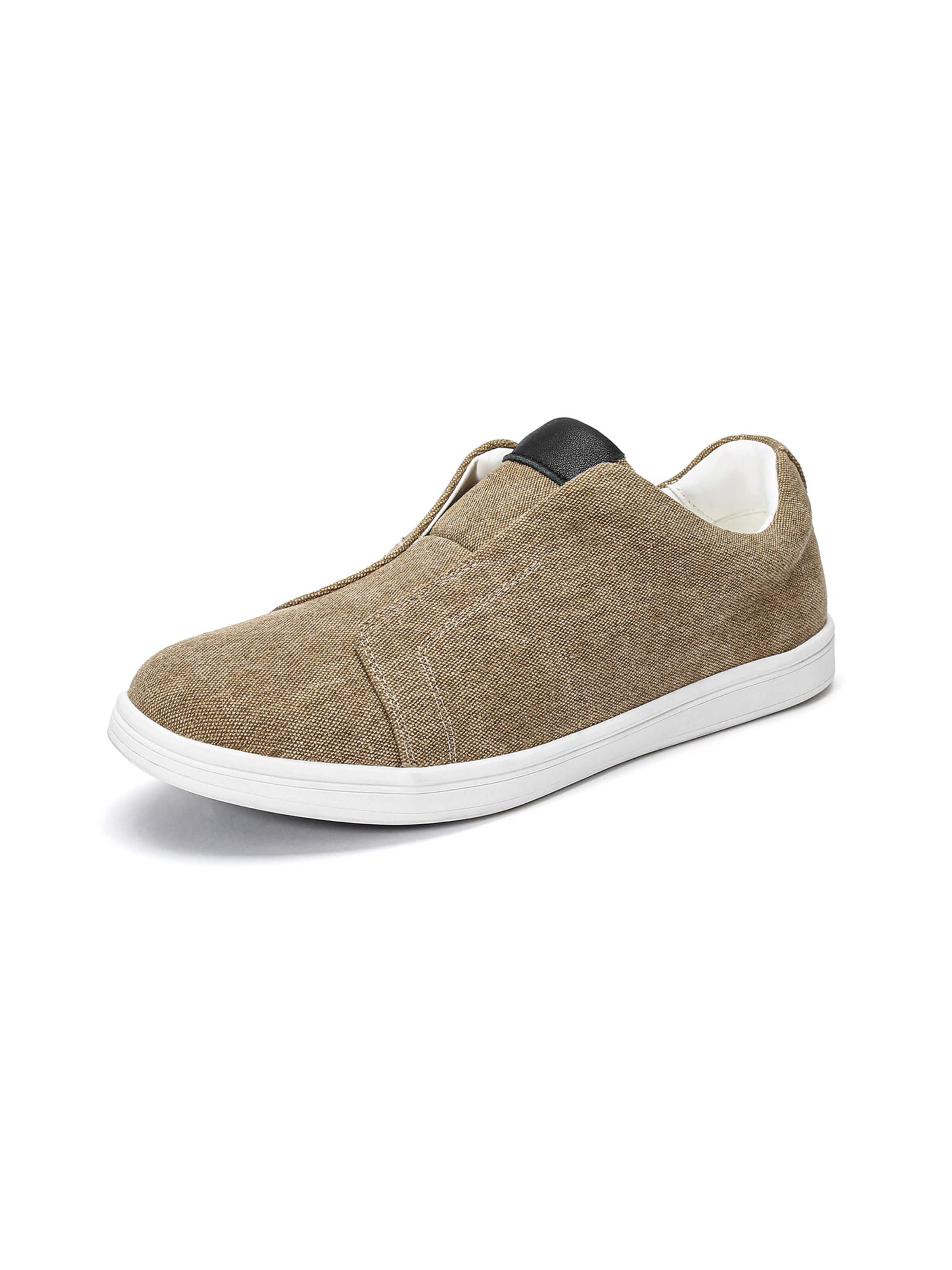ALLTHEMEN Classic Flats 'Gleiten' in Yellow: front