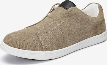 ALLTHEMEN Classic Flats 'Gleiten' in Yellow: front