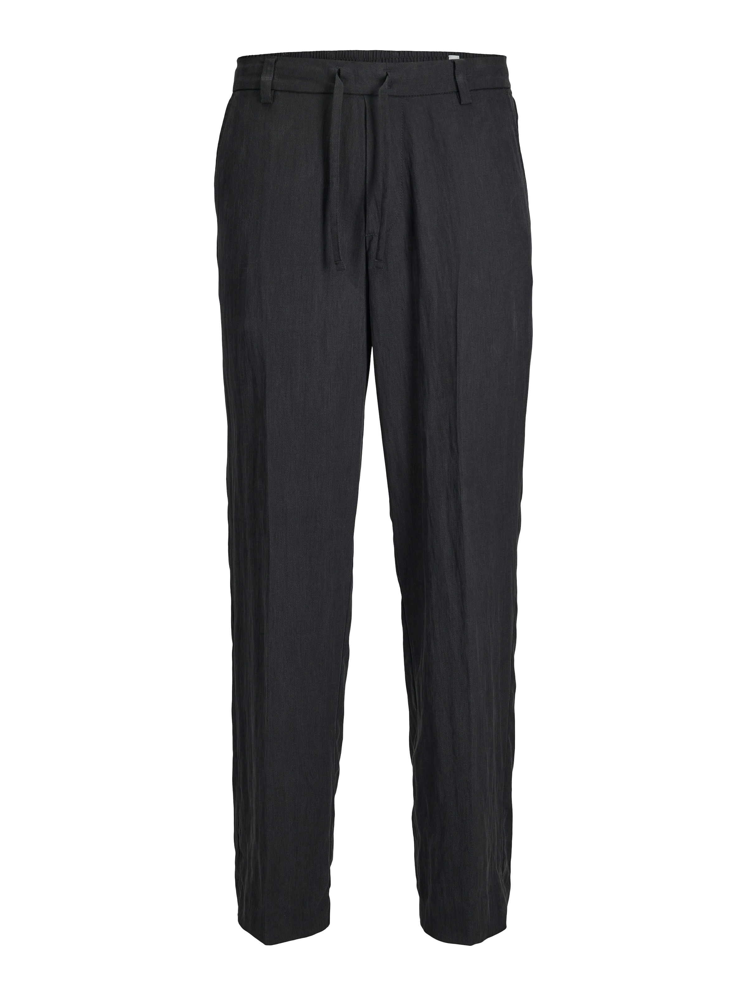 Loosefit Pantalon à plis 'JPSTKarl Skye' JACK & JONES en noir : devant