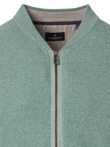 CASAMODA Knit Cardigan 'Basic' in Green