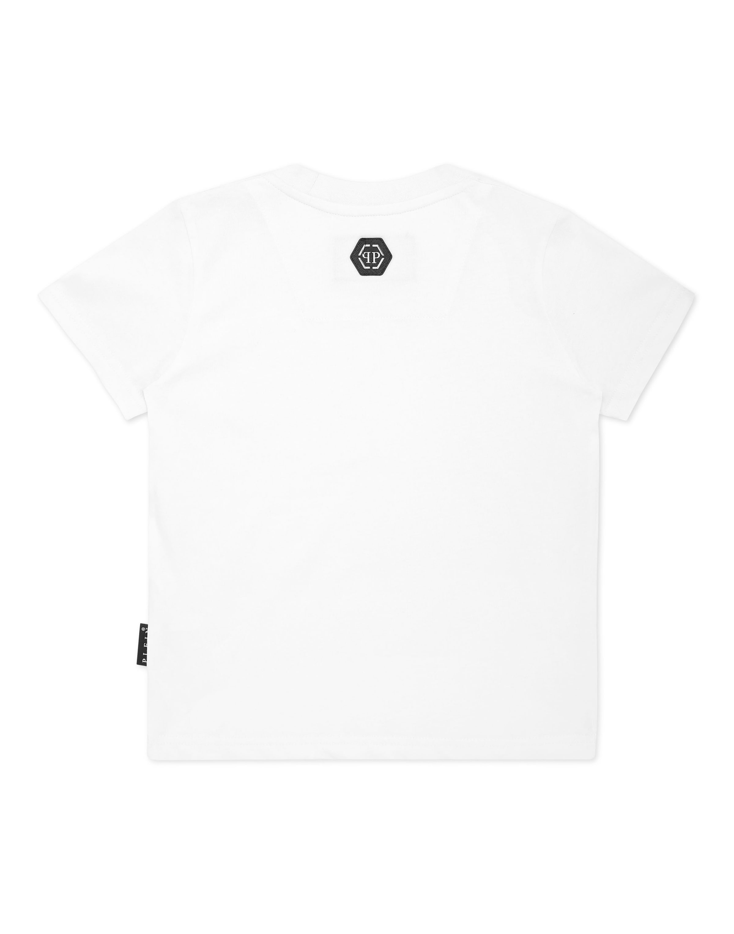 T-Shirt 'Racing' Philipp Plein en blanc