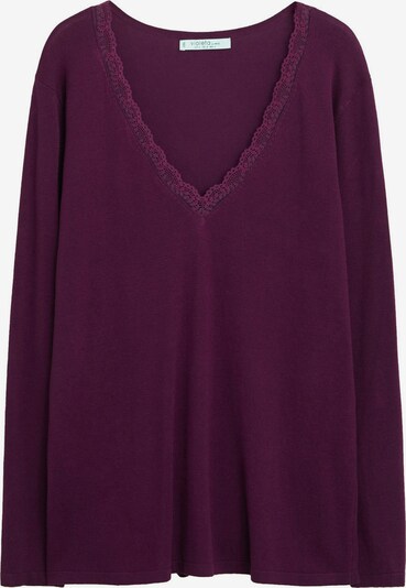VIOLETA by Mango Pullover in aubergine, Produktansicht