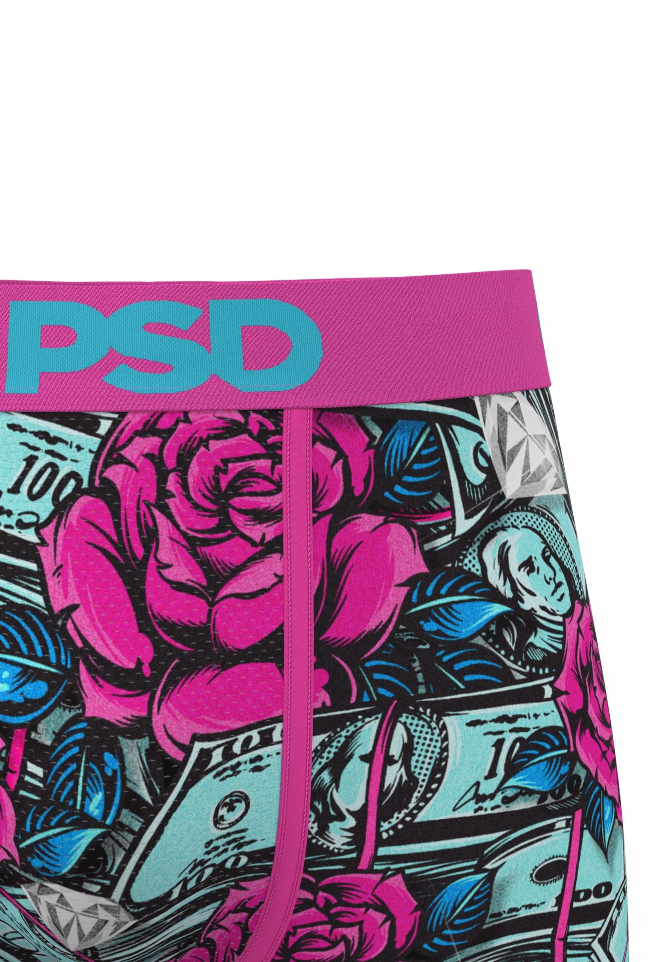 PSD Boxerky 'Stacked Roses' – pink