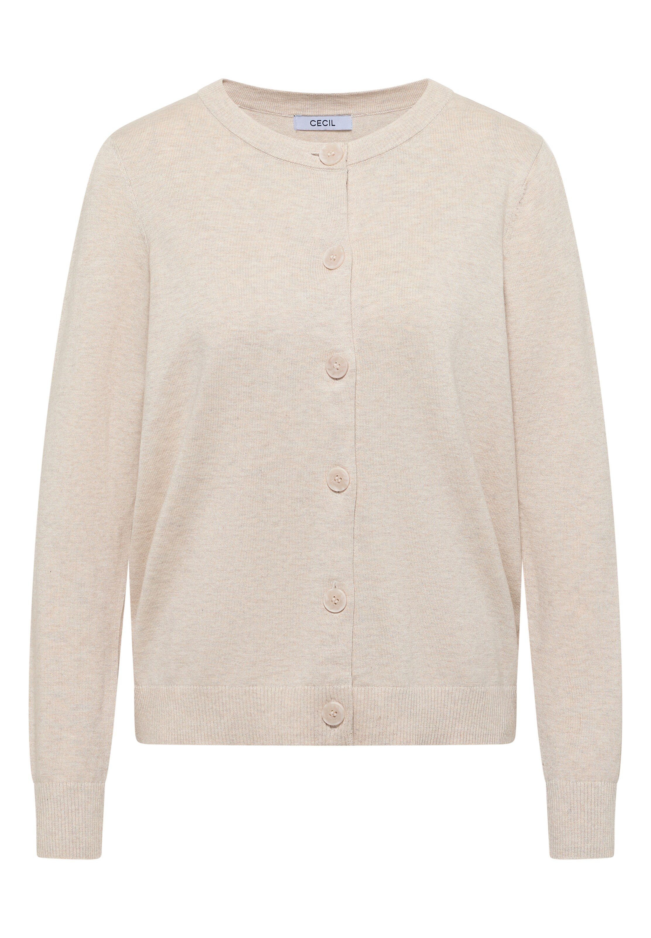 CECIL Strickjacke in Beige: Vorderseite