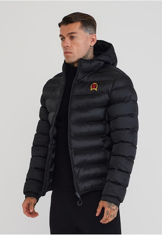 SikSilk Winter Jacket in Black