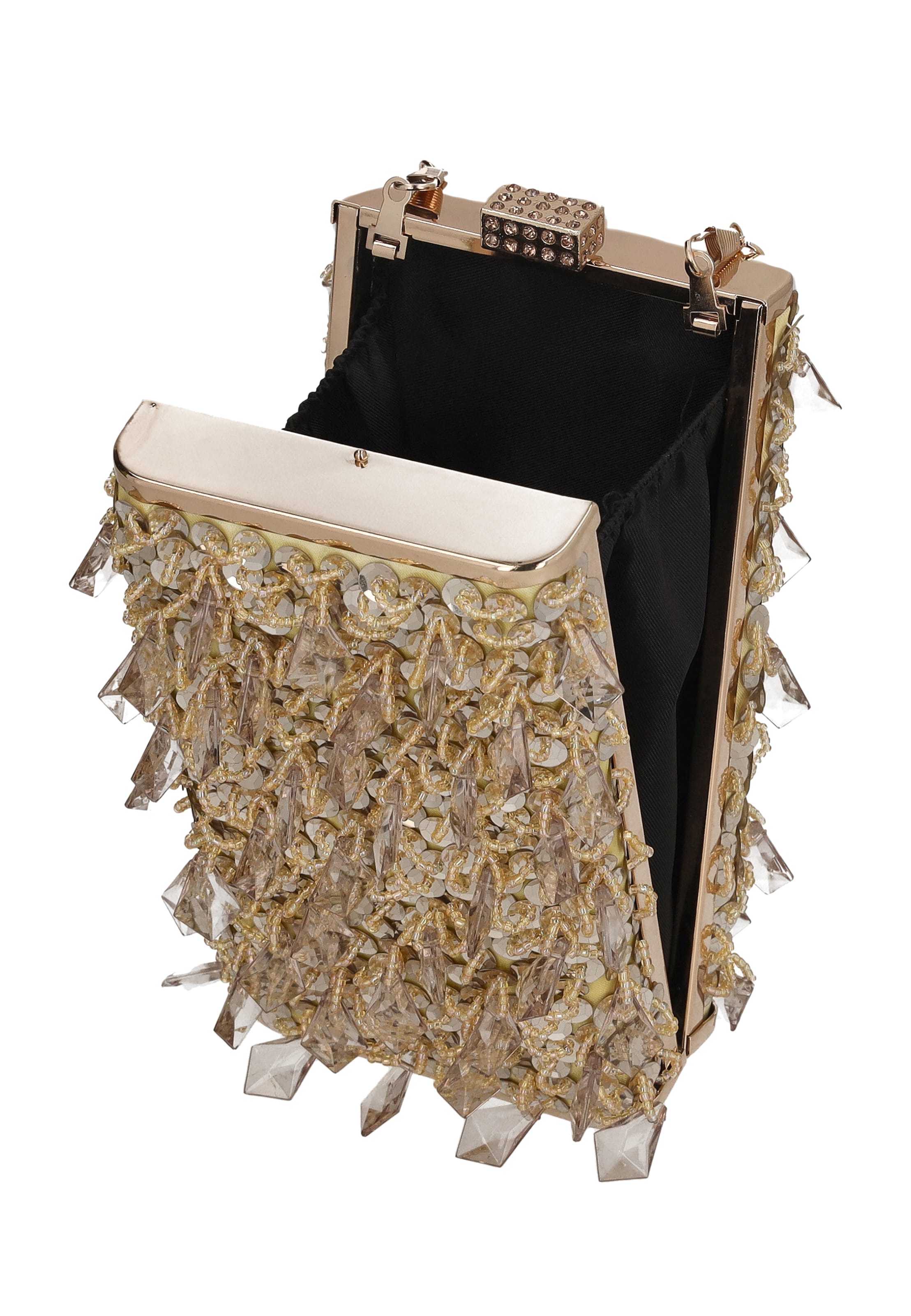 faina - Bolso de noche en oro