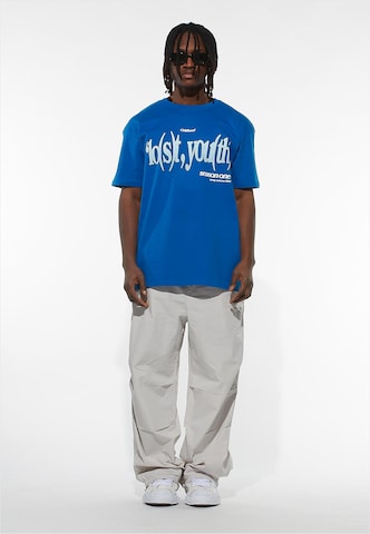 T-Shirt Lost Youth en bleu