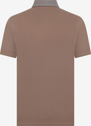 DENIM CULTURE T-shirt 'Avery' i brun