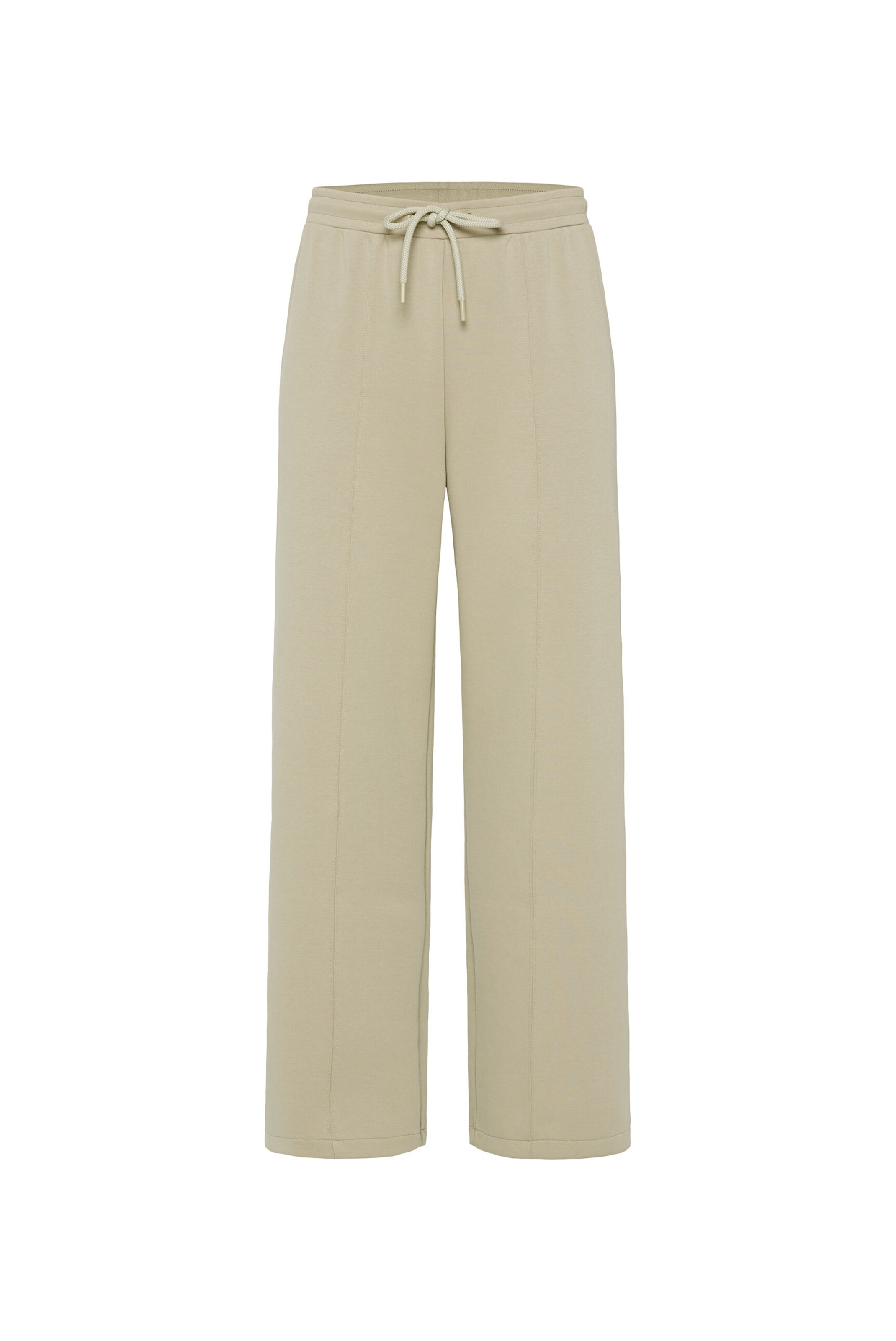 SENSES.THE LABEL Loose fit Pants in Green: front