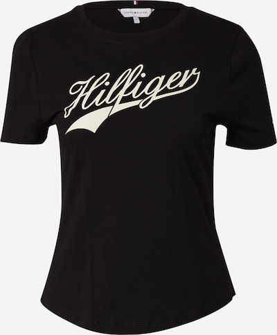 TOMMY HILFIGER T-shirt i ljusbeige / svart, Produktvy
