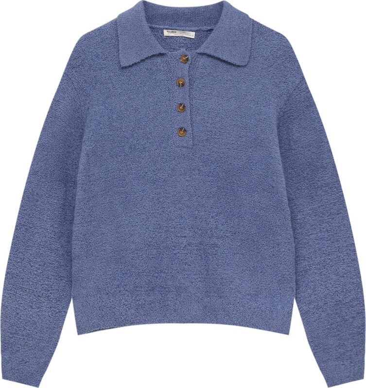 Pull&Bear Pullover in Violettblau Pull&Bear Pullover in Violettblau