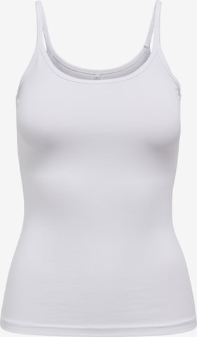 ONLY - Top en blanco: frente