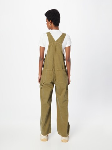 Monki Regular Jean Overalls in Green