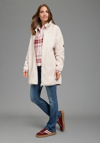 POLARINO Fleece Jacket in White