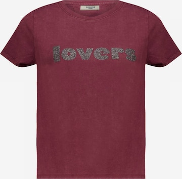 T-shirt 'Lolover' Deeluxe en rouge : devant