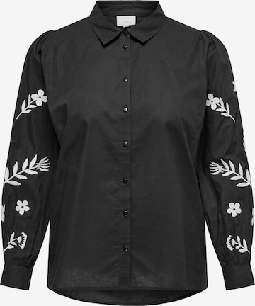 ONLY Carmakoma Blouse in Black: front