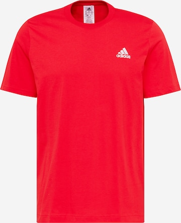 ADIDAS SPORTSWEAR Funkcionalna majica 'Essentials' | rdeča barva: sprednja stran