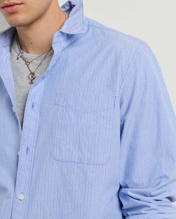 Pepe Jeans - Ajuste regular Camisa 'Rick' en azul