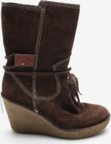 Tommy Jeans Dress Boots in 38 in Brown: front