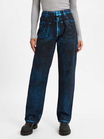 HUGO Loose fit Jeans 'Elyah' in Black: front