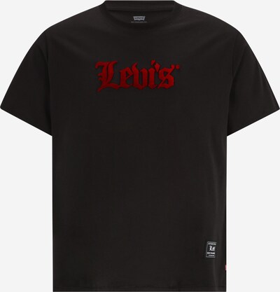 Levi's® Big & Tall Camiseta en rojo oscuro / negro, Vista del producto
