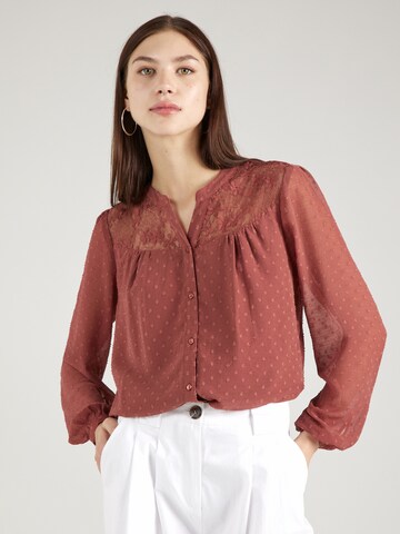 Camicia da donna 'Giselle' di ABOUT YOU in rosso: frontale