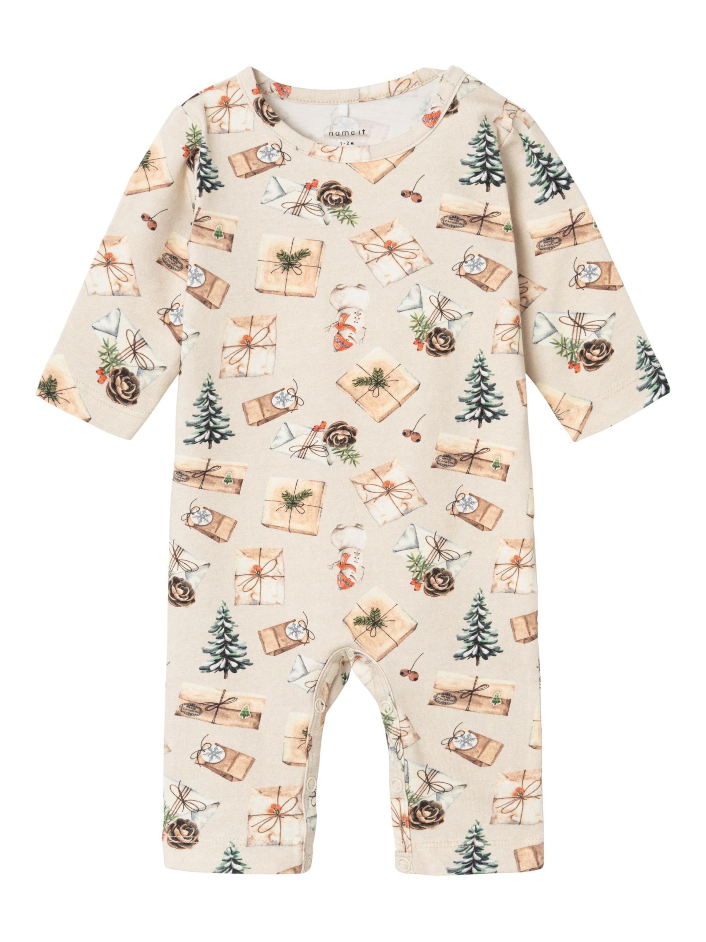 Pyjama NAME IT en beige : devant