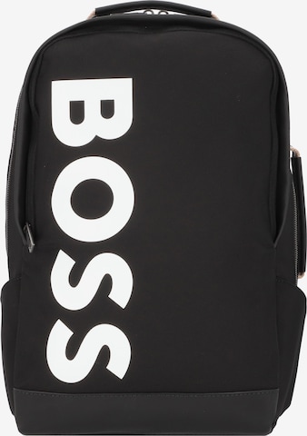 BOSS Orange Rucksack 'Catch' in Schwarz: predná strana