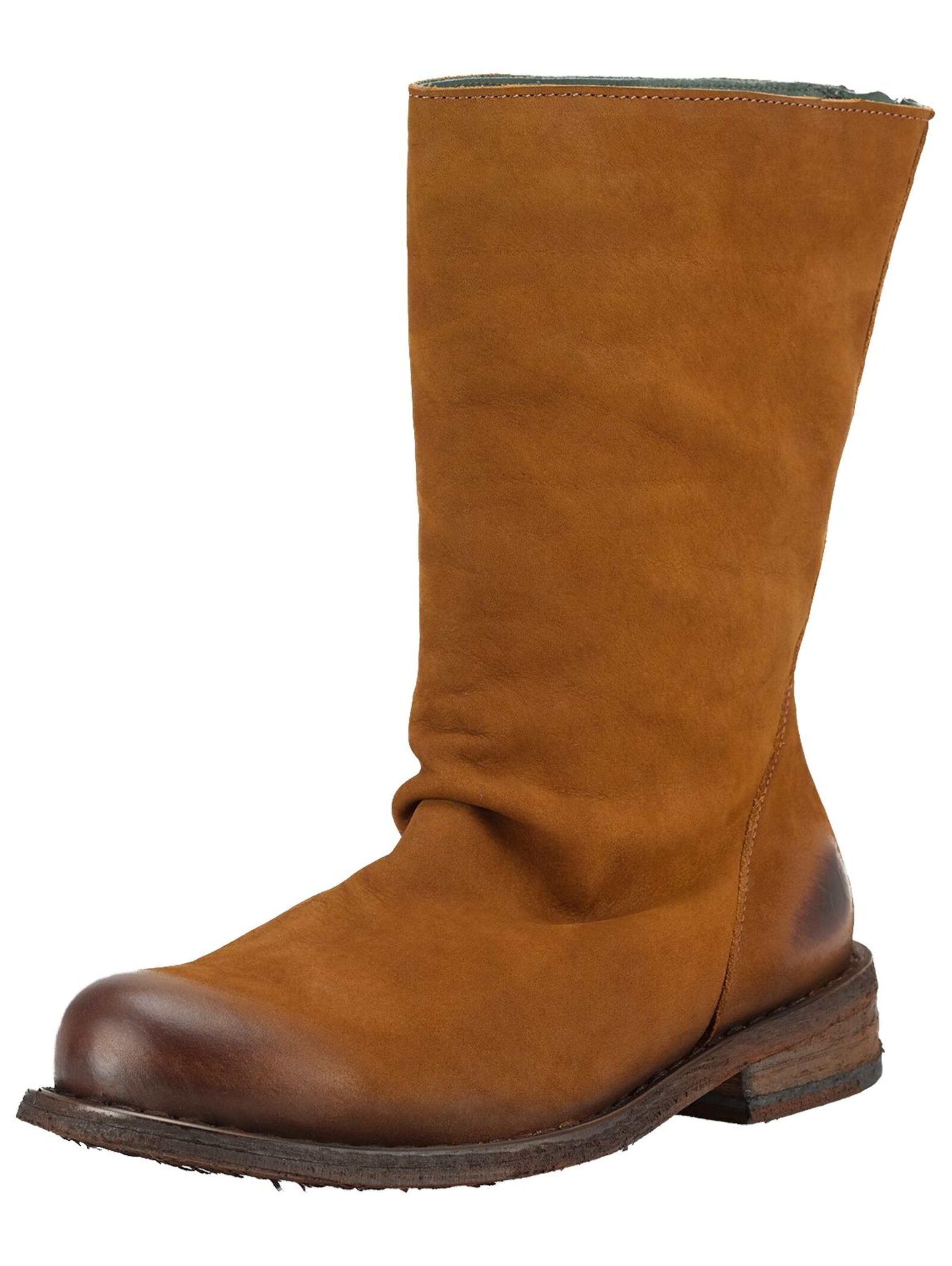 Felmini Wide Fit Ankle Boots in Brown: front