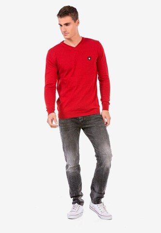 CIPO & BAXX Pullover in Rot