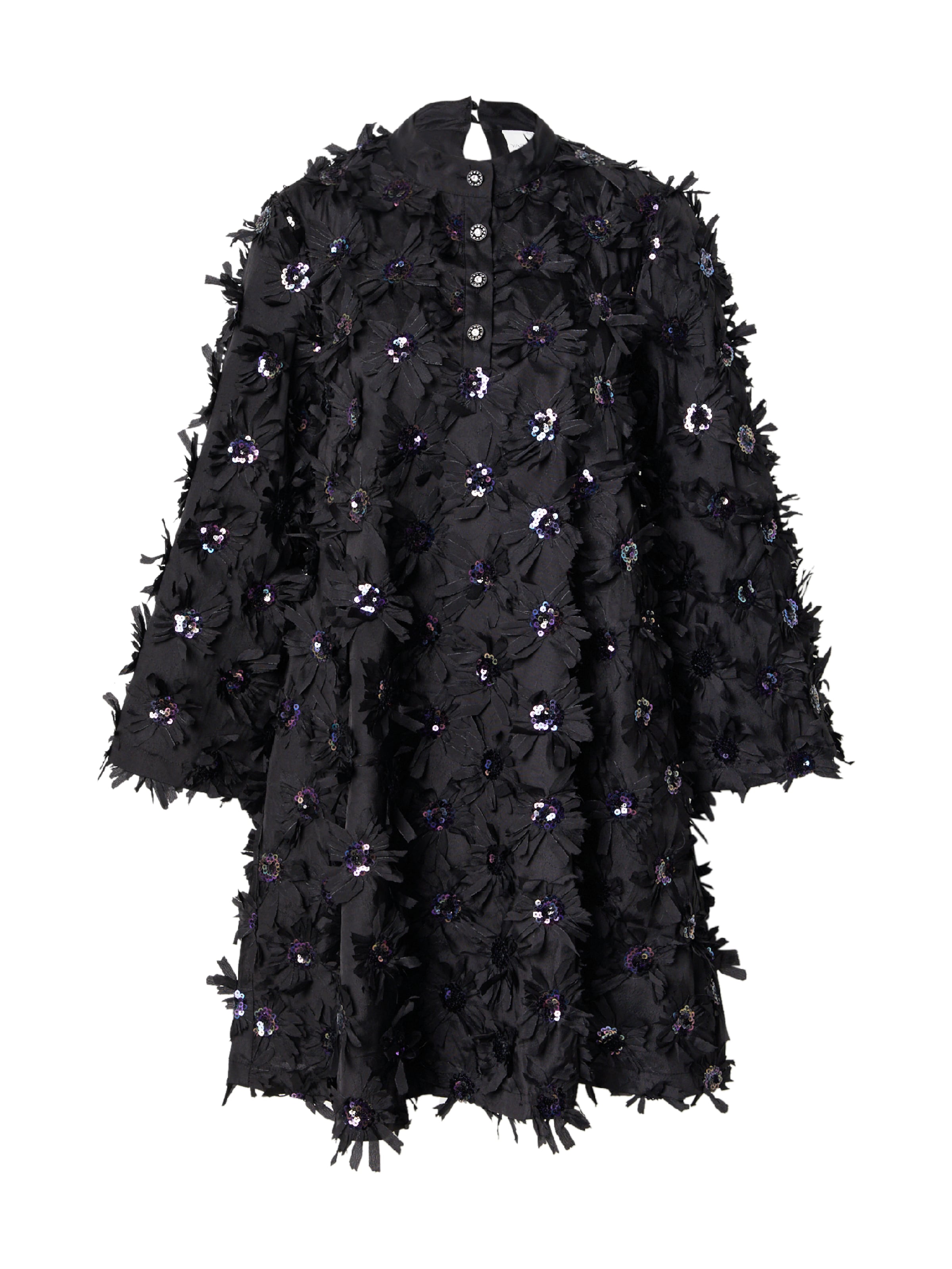 YAS - Vestido de gala en negro: frente