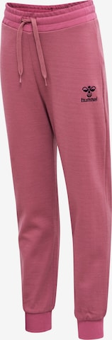 Hummel Tapered Broek in Lila