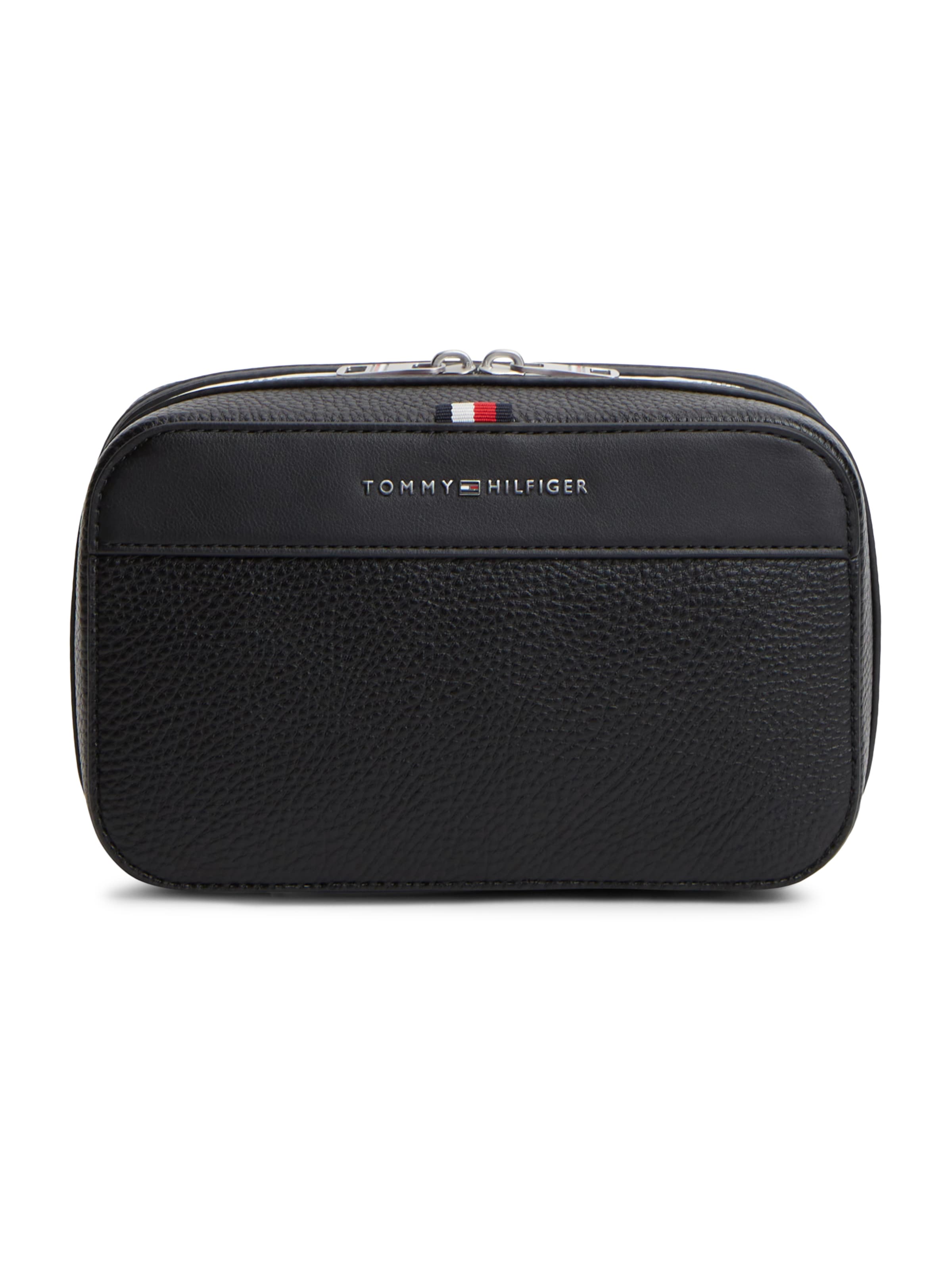 TOMMY HILFIGER Toilettaske 'CENTRAL' i sort: forside