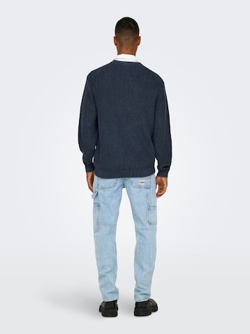 Only & Sons Trui '22031545' in Blauw