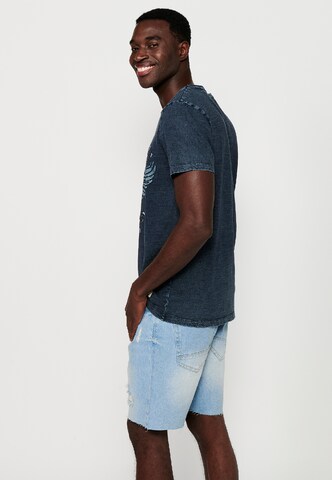 KOROSHI T-Shirt in Blau