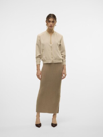 Jupe 'Puff' VERO MODA en beige
