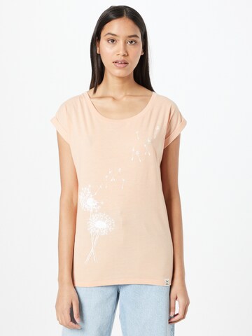 T-shirt 'Pusteblume' Iriedaily en orange : devant