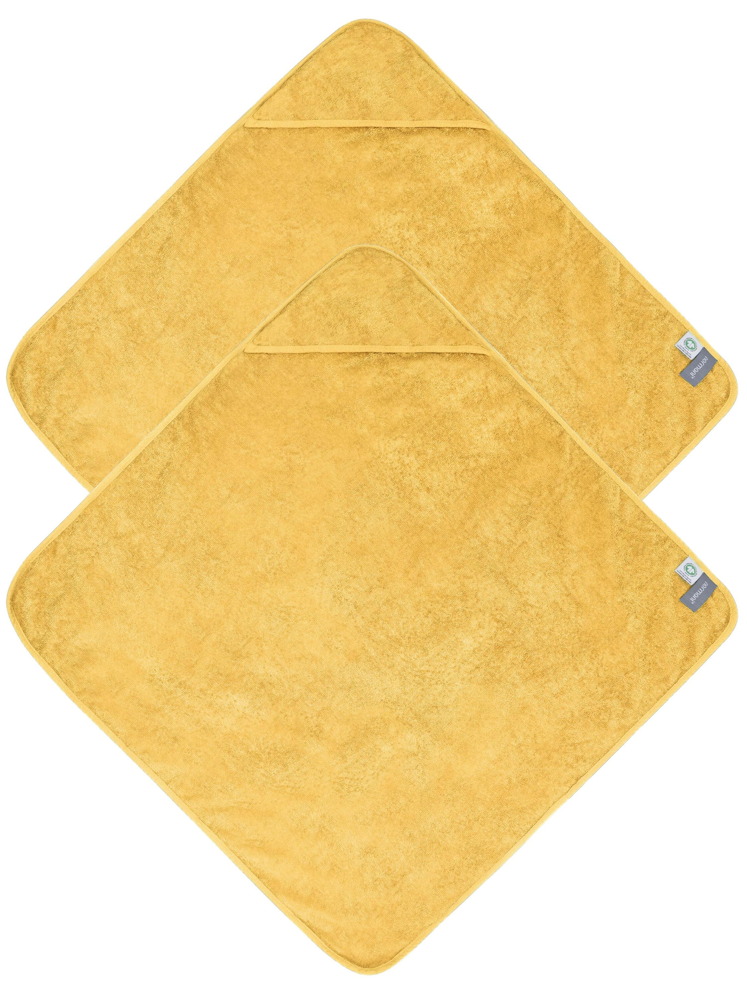 Aspero Bathrobe in Yellow: front